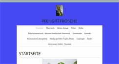 Desktop Screenshot of pfeilgiftfroesche.org